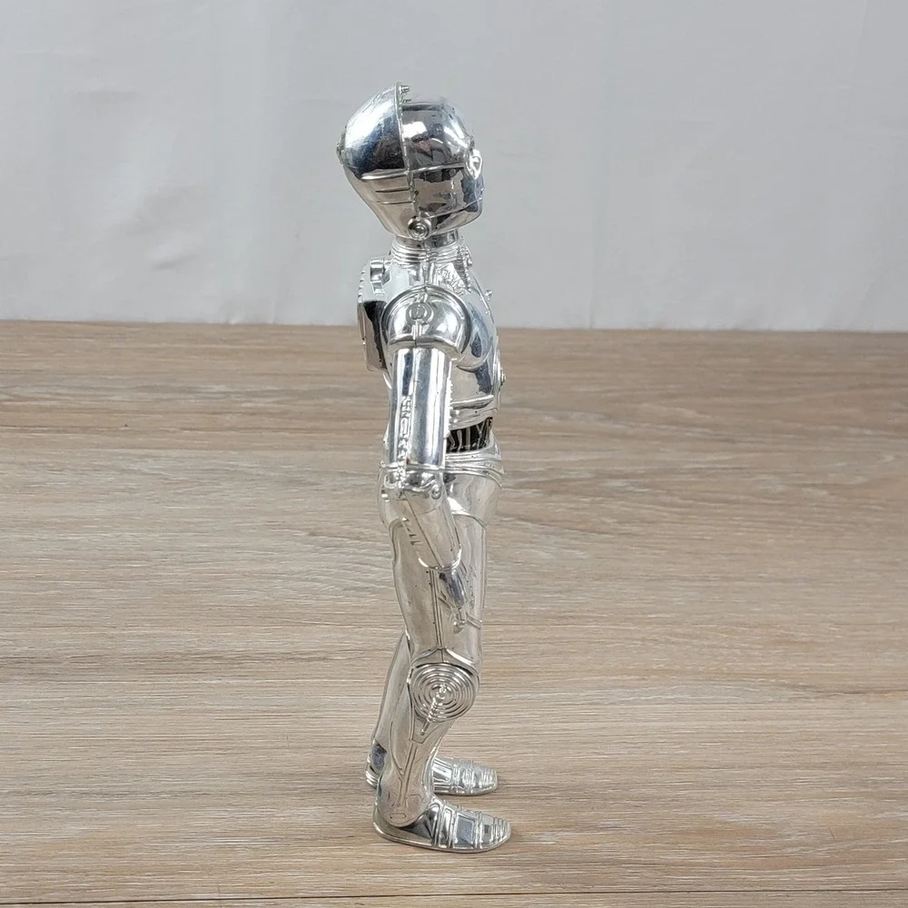 Star Wars C-3PO 12 Inch Action Figure Chrome Silver 1997 Lucasfilm Hasbro Vtg